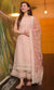 SGR-54 Lawn 3 Piece Unstitched Heavy Embroidered Suit With Patches And Embroidered Organza Dupatta