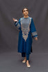 SGR-69 Dhanak 2PC Fully Embroidered Suit With Embroidered Sleeves