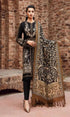 SGR-2021 Dhanak 3PC Unstiched Heavy Embroidered Suit With Digital Printed Wool Shawl