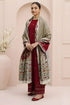Unstitched Embroidered Lawn Suit 3pc With Digital Printed Dupatta