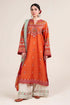 Lawn Embroided 3pc Suit With Digital Printed Slub Dupatta