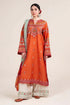 AA-15 Lawn Embroided 3pc Suit With Digital Printed Slub Dupatta