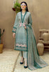 SGR-16 Lawn 3 Piece Unstitched Chiken Kari Shirt With Embroidered Organza Dupatta