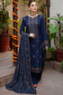 SGR-860 Dhanak 3PC Unstiched Heavy Embroidered Suit With Patches And Heavy Embroidered Shawl