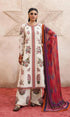 SGR-575 Linen 3PC Unstitched Heavy Embroidered Suit With Silk Digital Printed Dupatta