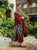 3 Pcs Digital Printed Lawn Shirt Trouser and Dupatta with Embroidered Patches