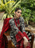 3 Pcs Digital Printed Lawn Shirt Trouser and Dupatta with Embroidered Patches