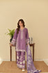 AA-44 Unstitched Embroidered Lawn Suit 3pc With Digital Printed Monar Slub Dupatta