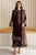 SGR-1015 Sequence Embroidered 9000 Micro Velvet 3Pc With Organza Embroidered Dupatta