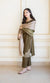 SGR-10 Unstitched Heavy Embroidered Dhanak Suit With Dhanak Shawl