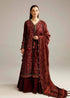 SGR-730 Dhanak 3PC Unstiched Heavy Embroidered Suit With Digital Printed Wool Shawl