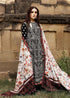 SGR-720 Dhanak 3PC Unstiched Heavy Embroidered Suit With Digital Printed Wool Shawl