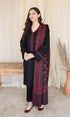 SGR -1120 Dhanak 3PC Unstiched Heavy Embroidered Suit With Digital Printed Wool Shawl