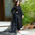 SGR-32 Dhanak 3PC Unstiched Heavy Embroidered Suit With Organza Heavy Embroidered Dupatta