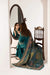 SGR-61  3 Piece Embroidered Dhanak Shirt with Printed Wool Shawl