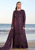 SGR-813 3 Piece Embroidered Dhanak Shirt With Embroidered Dhanak Dupatta