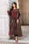 3 Piece Digital Printed Lawn Dress With Embroidered Patches and lawn Dupatta BK 192
