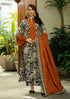 3 Pcs Digital Printed Lawn Shirt Trouser and Dupatta with Embroidered Patches