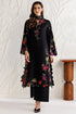 SR-IZ2955 Unstitched Fully Embroidered Dhanak Chikenkari Suit With Digital Printed Diamond Wool Shawl