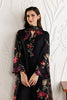 SR-IZ2955 Unstitched Fully Embroidered Dhanak Chikenkari Suit With Digital Printed Diamond Wool Shawl