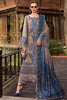 SR-MB3050 Unstitched Fully Embroidered Dhanak Suit With Digital Printed Wool Shawl