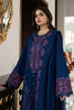 SR-RR2930 Dhanak Unstitched Fully Embroided Chikenkari 3pc Suit With Fully Embroided Dhanak Shawl
