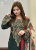SR-BQ3075 Dhanak Unstitched Embroidered 3pc Suit With Diamond Wool Digital Printed Shawl