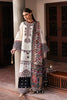 SR-JZ2800(D) Dhanak Unstitched Fully Sequence Embroidered 3pc Suit With Digital Printed Wool Shawl