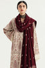 SR-ZS3020 Dhanak Unstitched Fully Embroidered 3pc Suit With Fully Embroidered Dhanak Shawl