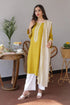 SGR-30  3 Pcs Embroidered Dhanak Shirt with Dhanak Dupatta