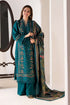 SGR-61  3 Piece Embroidered Dhanak Shirt with Printed Wool Shawl