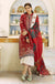 SGR-55 Dhanak 3PC Unstiched Heavy Embroidered Suit With Fine Printed Wool Shawl