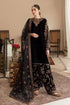 SGR-804 Velvet 3PC Unstitched Heavy Sequence Embroidered Suit With Sequence Embroidered Dupatta