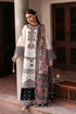 JZ-2800 Unstitched Heavy Embroidered Lawn Suit ( Fine Printed Poly Lawn Dupatta