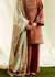 3 Piece Unstitched Heavy Embroidered Lawn Suit ( Fine Printed Lawn Dupatta )
