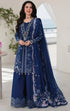 QL-2815 Lawn Unstitched Embroidered Suit With Embroidered Chiffon Dupatta