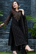 BT-2800 Unstitched Fully Embroidered Lawn Suit With Embroidered Bamber Chiffon Dupatta