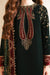 SGR-999 3Piece Unstitched Heavy Embroidered Velvet Suit Full Embroidered Chiffon Dupatta