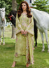 EL-2720 Lawn Unstitched Embroidered Shirt With cotton Net heavy Embroidered Duppta