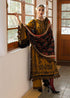 SR-HR3045 Unstitched Fully Embroidered Dhanak Suit With Digital Printed Wool Shawl